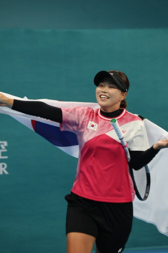 금메달 딴 문혜경(사진=연합뉴스)